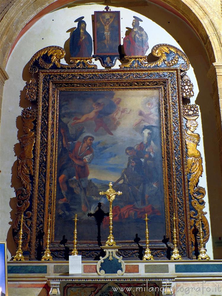 Gallipoli (Lecce, Italy) - Altarpiece depicting the saints Gaetano Thiene and Andrea Corsini in the Cathedral